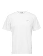 Slhaspen Logo Ss O-Neck Tee Noos Selected Homme White