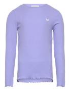 Embroidered Rib Longsleeve Tom Tailor Purple