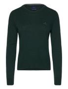 Superfine Lambswool C-Neck GANT Green