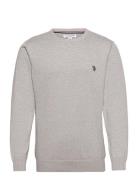 Uspa Knit Adair Men U.S. Polo Assn. Grey