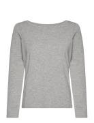 T-Shirts Long Sleeve Marc O'Polo Grey