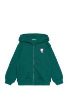 Jacket W/Hood L/S United Colors Of Benetton Green