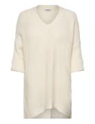 Nmvera 3/4 Light V-Neck Knit Dd NOISY MAY Cream