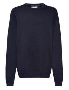 Knit Cotton Sweater Mango Navy