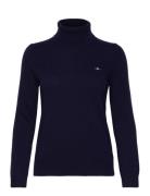 Extrafine Lambswool Blend Rollneck GANT Navy