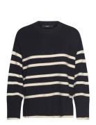 Vmmsaba Ls O-Neck Stripe Pullover Ga Vero Moda Maternity Black