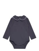 Body Ls W. Collar Fixoni Navy