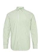 Reg Poplin Stripe Shirt GANT Green