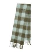 Check Mincho Scarf Becksöndergaard Green