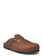 Clogs Nubuck Leather En Fant Brown