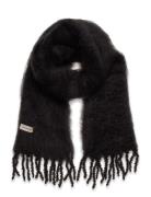 Aurora Kid Mohair Scarf Balmuir Black