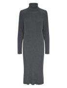 Yasmavi Knit Midi Rollneck Dress Noos YAS Grey