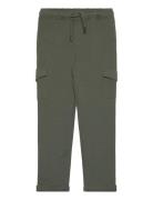 Cotton Jogger Cargo Trousers Mango Green