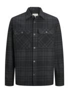 Jprraymond Melange Check Ls Overshirt Sn Jack & J S Black