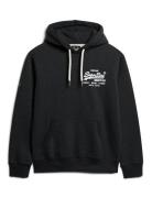 Classic Vl Graphic Hoodie Superdry Black