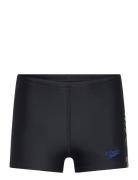 Boys Plastisol Placement Aquashort Speedo Black