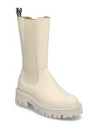 Biagarbi High Chelsea Boot Crust Bianco Cream