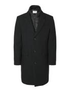 Slhnew Joseph Coat Noos Selected Homme Black