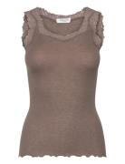 Wool Top Rosemunde Brown