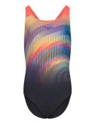 Girls Digital Placement Powerback Speedo Patterned