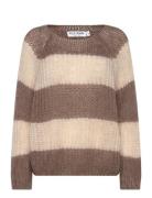 Pzpeyton Ls Striped Ck Pullover Pulz Jeans Brown