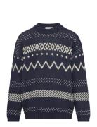 Tnlinus Jacquard Pullover The New Navy