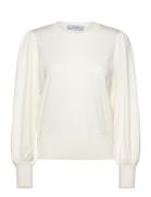 Msliva Long Sleeve Pullover Minus White