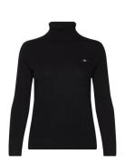 Extrafine Lambswool Rollneck GANT Black