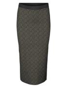 Vmaria Art Nw Pencil Skirt Ga Vero Moda Black