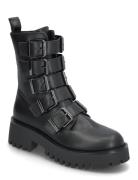 Director Biker Boots Steve Madden Black