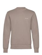 Micro Logo Repreve Sweatshirt Calvin Klein Beige