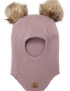 Wool Fullface W. Pom Pom Mikk-line Pink