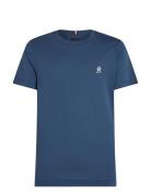 Monogram Imd Tee Tommy Hilfiger Blue