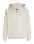 Essential Fleece Zip Through Tommy Hilfiger Cream