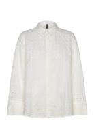 Vmgigi Ls Over D Shirt Wvn Ga Vero Moda White