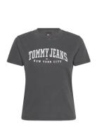 Tjw Reg Varsity Tee Tommy Jeans Black