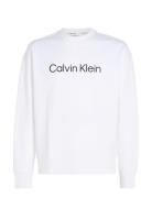 Hero Logo Comfort Sweatshirt Calvin Klein White