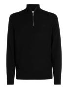 Merino Rws Zip Through Jacket Calvin Klein Black