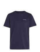 Chest Inst.logo Ss T-Shirt Calvin Klein Blue