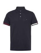 Flag Cuff Slim Fit Polo Tommy Hilfiger Navy