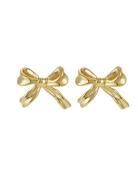 Bow Earring Gold Bud To Rose Gold