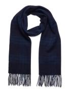 Check Lambswool Scarf Lyle & Scott Blue