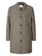 Slharchive Car Coat Noos Selected Homme Grey