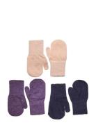 Magic Mittens Knit 3-Pack Minymo Patterned