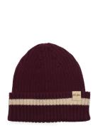 Knit Hat Petit Piao Burgundy