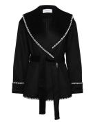 Yara Shawl Collar Wool Blend Jacket Bubbleroom Black