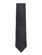 Solid Mk Caddy Logo Tie Michael Kors Black