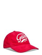 Logo Washed Cord Cap GANT Red