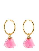 Nice Hoop Earring By Jolima Pink