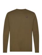 Viggo Badge Long Sleeve - Regenerat Knowledge Cotton Apparel Khaki